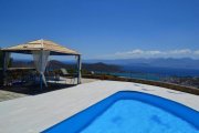 Epano Elounda MIT VIDEO! Kreta, Epano Elounda: Exquisite Villa am Hang mit Pool und Meerblick über die Bucht zu verkaufen Haus kaufen